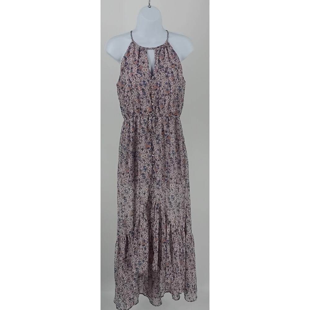 Mi Ami ditsy floral maxi dress women's Size small purple Fairycore Cottagecore